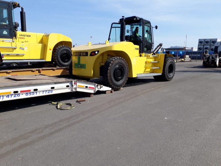 Completes Door to Door Shipment of Forklifts