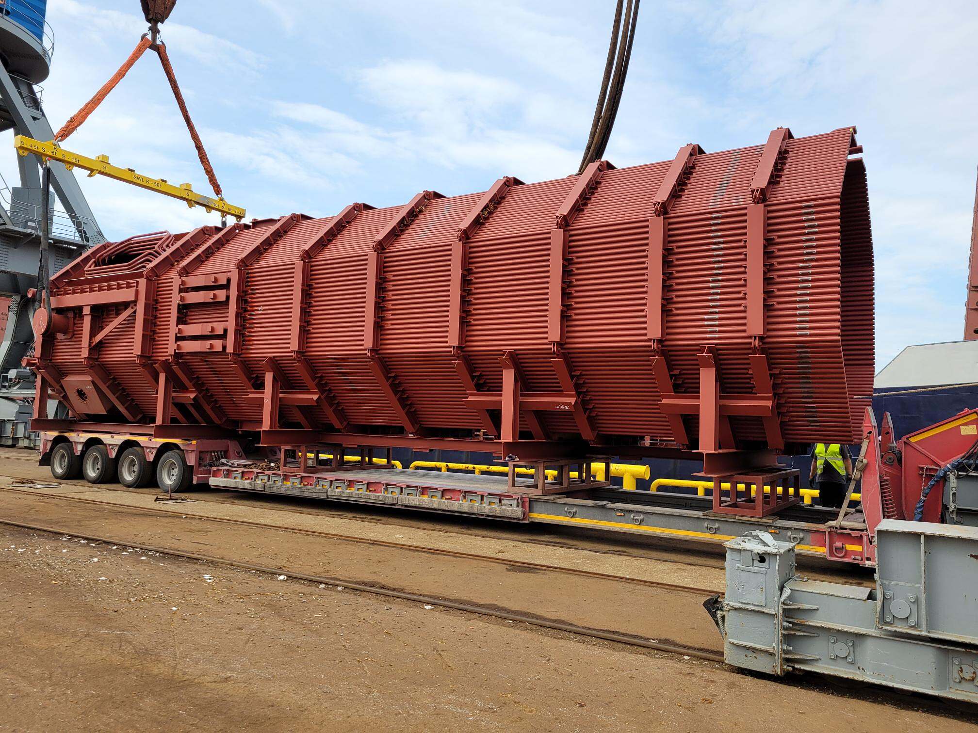 HBH Logistics Transports Waste Heat Exchanger from Raciborz, Poland up ...