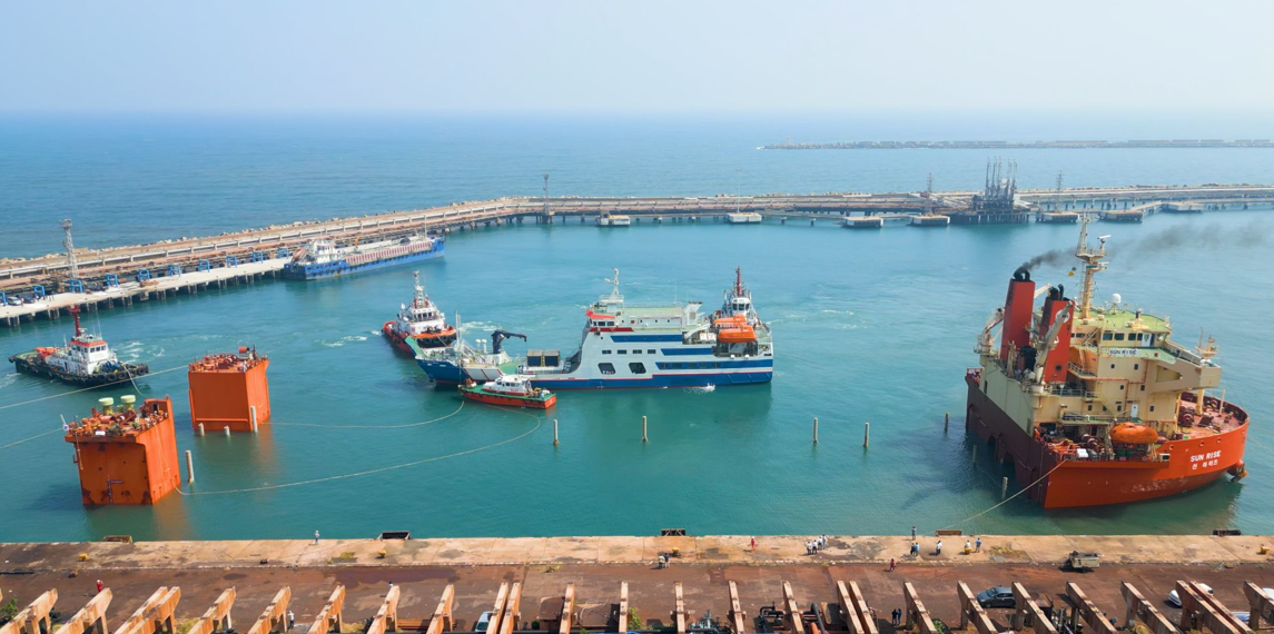 Seashell Logistics Transports a RORO Ferry MV. MA Lisha from India to