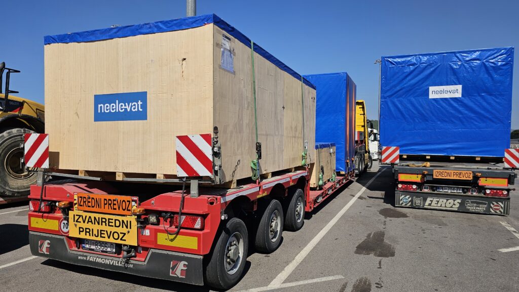 Neele-Vat Logistics d.o.o., a member of the XLProjects Network (XLP), handled nearly 1,000 tons and more than 3,300 CBM of various cargoes from Shanghai, China, via the Port of Koper, Slovenia, to a new factory site in Eastern Hungary, approximately 800 km from Koper.