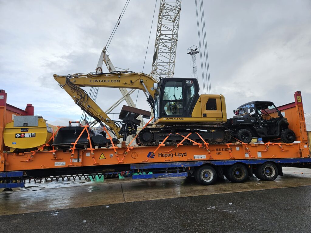 ECS Navigates Complex Equipment Shipment for Golf Course Project in The Bahamas