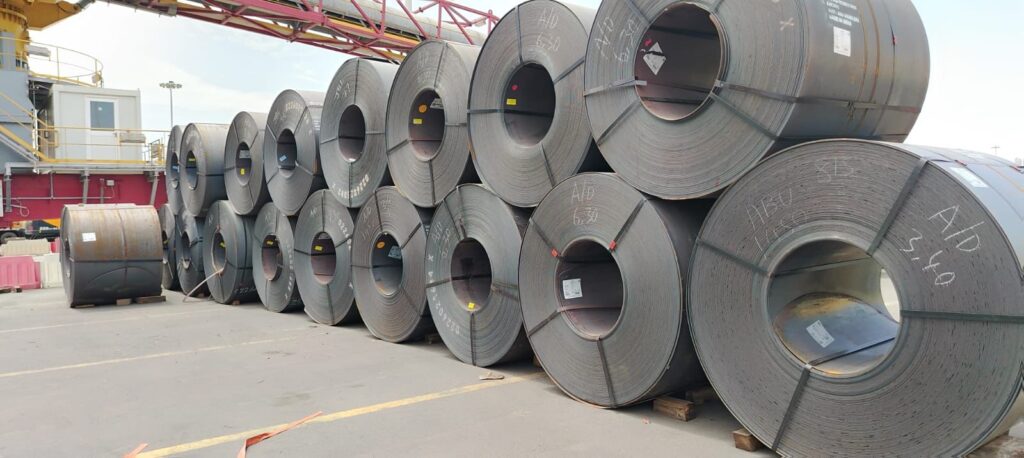 Khimji Ramdas Shipping Delivering Through Regional Contingency: 1,220 Coils, Approximately 31,000 MT