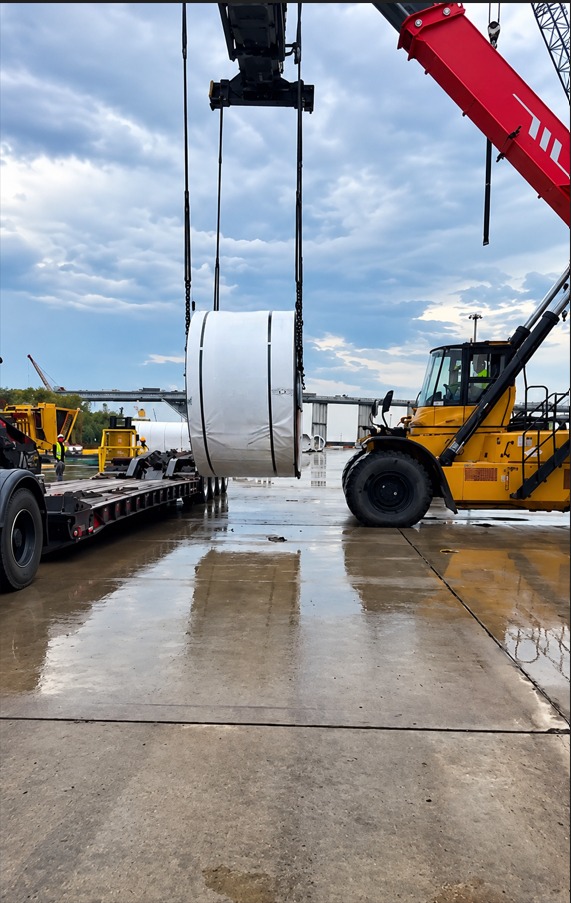 Balena Projects Coordinates 55-Ton Conveyor Belt Shipment from Ohio to Brazil