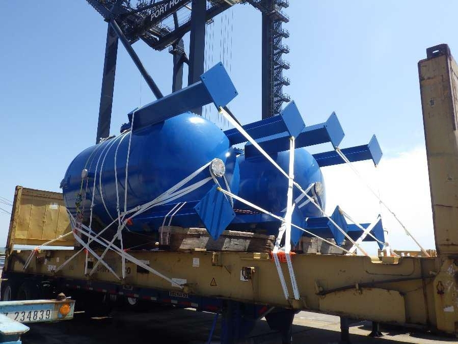 Balena Projects Coordinates 17.4-Ton Mixed Bed Tower Shipment from Texas to Iraq